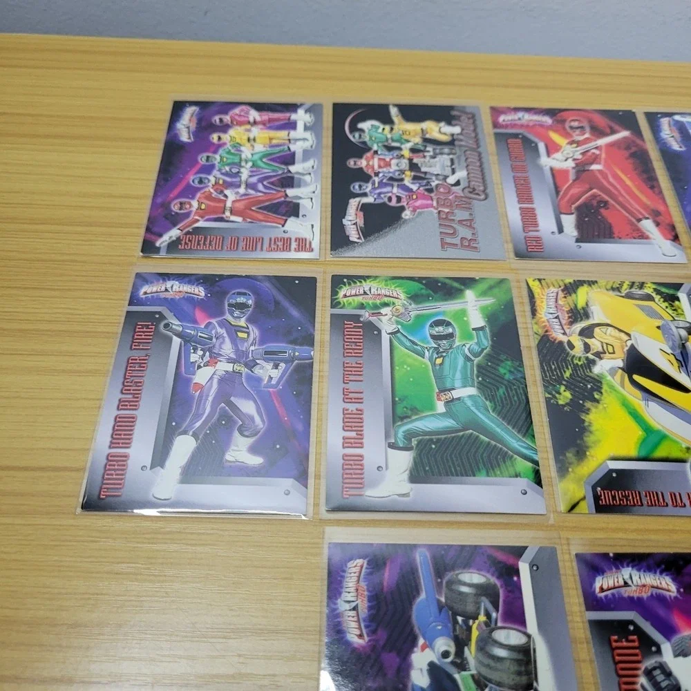 Vintage Power Rangers Turbo Trading Card Lot of 13 Bandai 1997